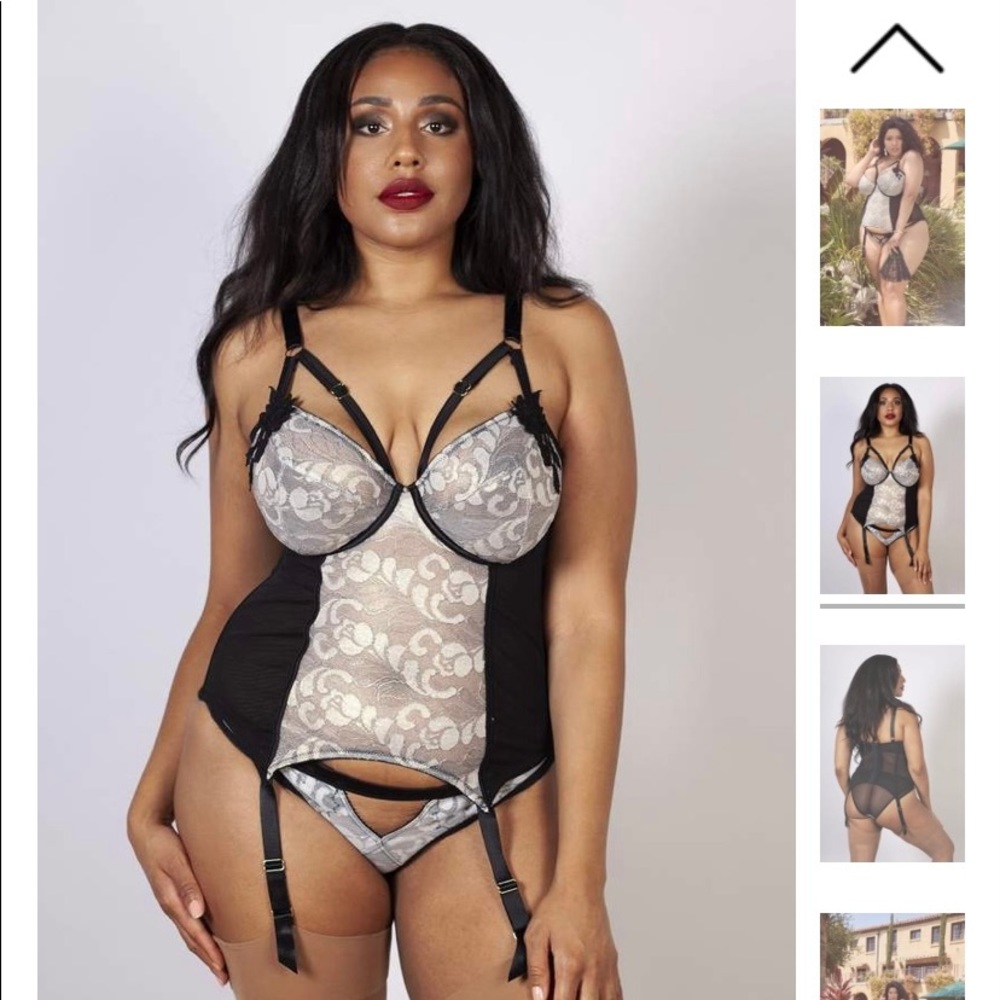 GABI FRESH RENEE EMBROIDERED BASQUE